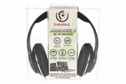 Rebeltec Słuchawki stereo z mikrofonem, 4pin mini jack AUDIOFEEL2 BLACK UHRECRMP007