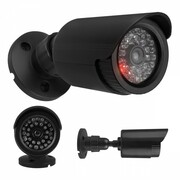 CEE Atrapa kamery tubowej diody IR LED, IR1800 B czarna, zasilanie 2xAA, ABS MOCEEKAMOIR180B