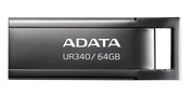 Adata Pendrive UR340 64GB USB3.2 Gen1 Czarny SGADA3G64UR340B