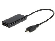 Gembird Adapter MHL(M)->HDMI(F)+USB Micro(BF)(5 PIN) 16cm AIGEMAMHL000001