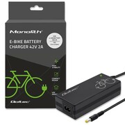 Qoltec Ładowarka do baterii roweru elektrycznego 36V | 42V | 2A | 5.5*2.5 AZQOLLA00050761