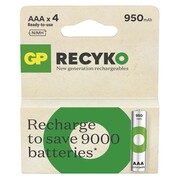 GP Battery Akumulatorki R03/AAA Ni-MH 950mAh blister 4szt. GP RECYKO AZGPBUA30000008