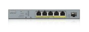 Zyxel Przełącznik zarządzalny GS1350-6HP CCTV PoE LR 60W 802.3BT NUZYXSS5P000006