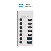 LogiLink Hub 7xUSB-A/C z przełącznikiem on/off NULLIUS7PUA0447