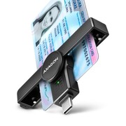 AXAGON CRE-SMPC Czytnik kart identyfikacyjnych PocketReader USB-C AMAXNCUCRESMPC0