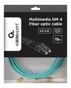 Gembird Kabel światłowodowy wielomodowy duplex OM4 50/125,LC/LC,15m AKGEMKSS0000009