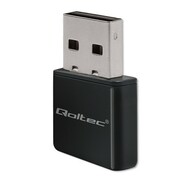 Qoltec Bezprzewodowy ultra szybki mini adapter NANO WiFi | Standard N | USB 2.0 | 300Mbps NKQOLWWUM056986