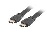 Lanberg Kabel HDMI-HDMI v2.0 1.8m czarny płaski 4K 60Hz, pełna miedź AKLAGVH00000022