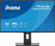 IIYAMA Monitor 24 cale XB2497HSN-B1 IPS, USB-C Dock,HDMI, DP, RJ45 UPIIY024XS97HB1