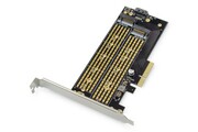 Digitus Karta rozszerzeń (Kontroler) M.2 NGFF/NVMe SSD PCIe 3.0 x4 SATA 110, 80, 60, 42, 30mm AMASSKP00000008