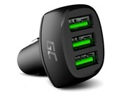 Green Cell Ładowarka samochodowa PowerRide 54W 3xUSB 18W z Ultra Charge ASGCELX00000003