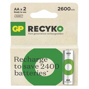 GP Battery Akumulatorki R6/AA Ni-MH 2600mAh blister 2szt. GP RECYKO AZGPBUA60000005