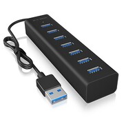 IcyBox IB-HUB1700-U3 7-Port USB HUB+zasilacz NUICYUS7P000008