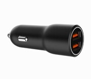 Gembird Ładowarka samochodowa 2xUSB-A QC3.0 36W czarna ASGEMLU00000008