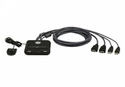 ATEN Przełącznik 2 portowy USB VGA FHD HDMI KVM Switch NUATNKV2PCS22HF
