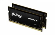 Kingston Pamięć DDR4 FURY Impact SODIMM 16GB(2*8GB)/3200 CL20 SBKIN4G1632IB20