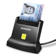 AXAGON CRE-SM4N Czytnik kart identyfikacyjnych USB, 1.3m kabel AMAXNCUCRESM4N0