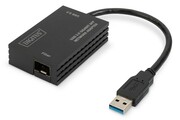 Digitus Karta sieciowa przewodowa USB 3.0 A do RJ45 Gigabit SFP Ethernet 1 Gbps Fiber Chipset RTL8153 NKASSP1PU000006