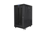 Lanberg Szafa stojąca 19 cali 22U 800x1000 drzwi perforowane LCD (flat pack) V2 czarna NULAGR22U000018