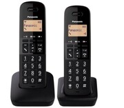 Panasonic Telefon KX-TGB612 Dect Duo czarny TEPANSBTGB612PD
