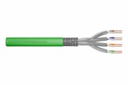 Digitus Kabel teleinformatyczny instalacyjny kat.8.2, S/FTP, Dca, AWG 22/1, LSOH, 100m, zielony AKASSKS80000002