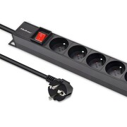 Qoltec Listwa zasilająca PDU do RACK | 16A | 16xFRENCH | Pionowa | 1.8m NUQOLTP00054604
