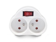 Maclean Gniazdko prądowe X2 z wyłącznikiem Energy MCE31 3680W ALMCLZALISMCE31