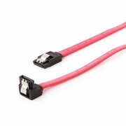 Gembird Kabel do dysków SATA DATA III (6GB/S)10cm metalowe zatrzaski kątowy AKGEMKS00000016