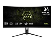MSI Monitor 34 cale MAG 342CQRF E20 UWQHD/Curved/200Hz/czarny UPMSI034XSMGC02