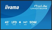 IIYAMA Monitor 43 cale LH4375UHS-B2AG,24/7,IPS,ANDROID.11,4K, WiFi, iiSignage2, FailOver, EShare, 24/7, full daisy chain ULIIY043L75B2AG