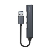 Savio Hub 4 porty USB-A - 3 x USB-A 2.0, 1 x USB-A 3.0, 5 Gbps, Aluminium, AK-70 NUSAOUS4PSAAK70