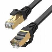 Unitek Patchcord CAT.7 SSTP (8P8C) RJ45; 3m; płaski; C1897BK-3M AKUNIKSP7000007