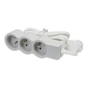 Legrand Przedłużacz 3x2P+Z 1,5m Biało/Szary ALLGRZA04947000
