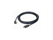 Gembird Kabel HDMI-HDMI v2.0 3D TV High Speed Ethernet 3M kątowy 90'' (pozłacane końcówki) AKGEMH01110