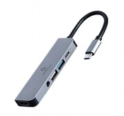 Gembird Adapter USB-C 5w1, PD, HDMI, Audio, USB 3.1, USB 2.0 NUGEMUS5P000000
