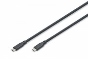 Digitus Kabel połączeniowy silikonowy USB-C - USB-C, USB 3.2 Gen1 5G 4K 100W, 2m czarny AKASSKU00000137