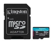 Kingston microSD Canvas Go Plus 64GB 170/70MB/S U3 SDCG3/64GB