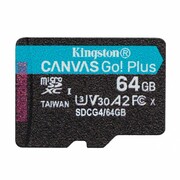 Kingston Karta pamięci microSD 64GB Canvas Go! Plus 200MB/s A2 U3 V30 SFKINMDG64SDG4B