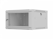 Lanberg Szafa instalacyjna rack wisząca 19 cali 6U 600x600 szara drzwi perforowane (flat pack) NULAGR6U0000028
