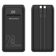 AWEI Powerbank 20000mAh P169K 22,5W USB-C+Lightning Kable / USB+USB-C AZAWEUAPAWE0146