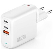 4smarts Ładowarka sieciowa Flex 65W 2xUSB-C + 1xUSB-A Biała AZFSMTLKAT07314