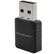 Qoltec Adapter bezprzewodowy Ultra szybki DUAL mini WiFi 2 x 2dBi Standard AC | 1300Mbps NKQOLWWUM056988