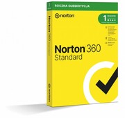 Norton 360 STANDARD 10GB PL 1Użytkownik 1Urządzenie 1Rok 21408666 OBSYMA36STD111F
