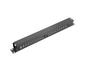 Lanberg Organizer kabli do szaf 19 cali 1U Typ A czarny AK-1201-B NULAGOR00000011