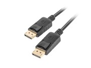 Lanberg Kabel DisplayPort M/M 20 PIN V1.2 0.5M 4K czarny AKLAGVDDP000005