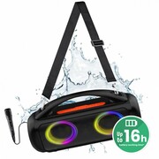 Media-Tech Głośnik POWER AUDIO PRO MT3184 Karaoke/Bluetooth 5.3/TWS/MP3/MicroSD/USB/Jack 6.3/AUX/Equalizer/USB-C/IPX5/RGB/16h/RMS 60W/PMPO 1200W UGMDTB000000035
