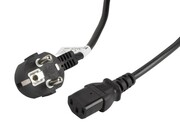 Lanberg Kabel zasilający CEE 7/7 - IEC 320 C13 VDE 3M czarny AKLAGKZ00000014