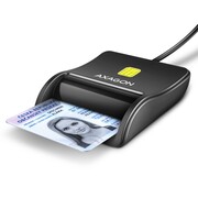 AXAGON CRE-SM3N Czytnik kart identyfikacyjnych USB, 1.3m kabel AMAXNCUCRESM3N0