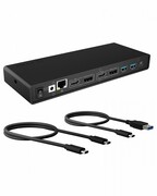 IcyBox Stacja dokująca IB-DK2245AC 13w1, 2xDP,2xHDI,USB, LAN, USB-C, PD do 60W AYICYS000000033