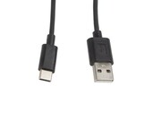 Lanberg Kabel USB-C -> USB-A M/M 1M 2.0 czarny AKLAGKU00000018